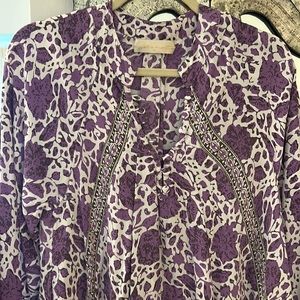 Natalie Martin Fiore Silk Maxi w/ Sash